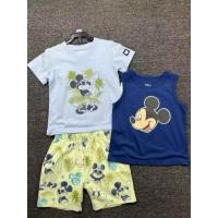 ราคา Disney Mickey Mouse ชุดเสื้อยืดและกางเกงขาสั้น 3in1 เสื้อยืดเด็กชาย ไซส์ 4t (41372027201)