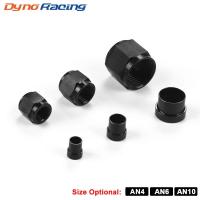 ราคา Hardline Tube Nut and Sleeve Fitting Adapter สําหรับ 4AN-1/4,AN6-3/8,AN10-5/8 Hard Line อลูมิเนียมสีดํา (28372976698)