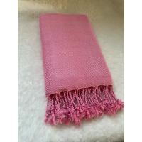 ราคา ผ้าคลุมไหล่หมักโคลน ผ้าฝ้ายทอมือ สีชมพู (23261603673)