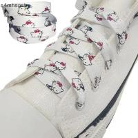 ราคา SD 2ชิ้น Sanrio เชือกผูกรองเท้าซินนามอน Kuromi Hello Kitty รองเท้าแบน laces 120cm ของขวัญเด็กผู้หญิง (46355599054)