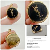 ราคา จี้แบรนด์ YSL แท้ งานญี่ปุ่นมือสอง (26961640869)