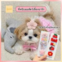 ราคา กิ๊บติดขนหมาแมว น่ารักคิ้วท์ๆ ✨ กิ๊บเก็บไรผม/เก็บหน้าม้า ไม่ดึงขน สำหรับชิสุ ปอม ชิวาวา โกลเด้น (53603560670)