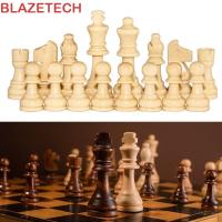 ราคา BLAZETECH หมากรุกไม้ 32 ชิ้น, พร้อมแผ่นป้องกันชุดหมากรุกคําสากล, การศึกษามาตรฐาน Staunton ปรับปรุงเกมหมากรุกปัญญา เกมกระดานหมากรุก (40601859772)
