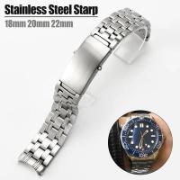 ราคา Stainless steel watch Strap for Omega Seamaster Speedmaster Planet Watchband men Bracelet Accessories Wristband 18mm 20mm 22mm (42430737766)