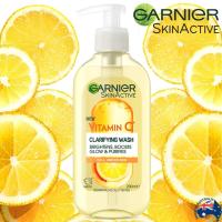 ราคา Garnier SkinActive Vitamin C Brightening Gel Cleanser 200ml ผลิตภัณฑ์ทำความสะอาดผิวหน้ากระจ่างใสแลดูอ่อนกว่าวัยสูตรพิเศษ (21784267881)