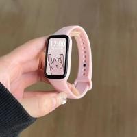 ราคา ใหม่ สายนาฬิกาข้อมือ ของแท้ 100% สีเขียวเรืองแสง สําหรับ Xiaomi Mi Band 8 Active Redmi Band 2 Xiaomi Redmi band2 2023 (19972353182)