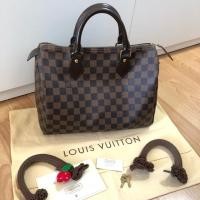 ราคา LV speedy 30 damier ของแท้ (1686155153)