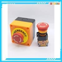 ราคา ส่งด่วน Emergency Switch box อีเมอเจนซี่สวิทซ์ ปุ่มฉุกเฉิน Push Button Switch 22mm มีพร้อมส่งในไทย ป้าย 22mm (42165035514)