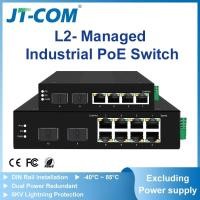 ราคา JT-COM Gigabit Industrial POE Switch 6 Port /10 Port DiN-Rail Layer 2- Intelligent X-Ring Network Switch สวิตช์ไฟเบอร์สําหรับกล้อง IP, NVR, AP ไร้สาย, กล้องวงจรปิด, AI (28472727758)
