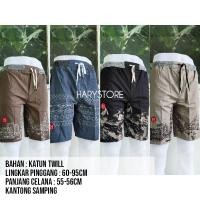ราคา Katun กางเกงขาสั้นผู้ชายผู้ใหญ่ลาย Distro Surf Chino เอวยางยืด Drawstring Chinos Cotton Twpal (26631944606)