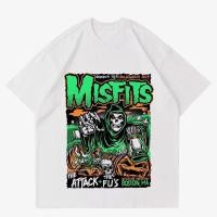 ราคา เสื้อยืดวง MISFITS |เสื้อยืด MISFITS VINTAGE BAND| เสื้อยืดโอเวอร์ไซส์ผู้ชาย (53610423189)