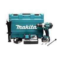 ราคา MAKITA สว่านกระแทกไร้สาย 18 โวลต์ ขนาด 13 มม. (1/2 นิ้ว) รุ่น DHP458RFE แรงบิดหมุน 84 นิวตันเมตร รวมแบตเตอรี่-แท่นชาร์จ (26104085644)