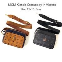 ราคา ของแท้100% ราคาถูก New Mcm klassik crossbody in visetos (2660576300)