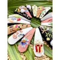 ราคา กิ๊บปักมือ กิ๊บปัก กิ๊บเป๊าะแป๊ะ กิ๊บ กิ๊บปักแฮนเมด กิ๊บน่ารักๆ กิ๊บวินเทจ Embroidery hair clips ขายแยกชิ้น (43903603748)
