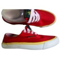 ราคา รองเท้า​ผ้าใบ​ POLO สีแดง (28536456279)