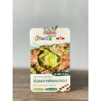 ราคา ผักกาดหอมห่อสีม่วง ช่อผกาพัฒนาตนเองตราศรแดง จันกะผัก Lettuce สีม่วง กรอบ หวาน น้ำหนักดี ปลูกง่าย (55202013356)