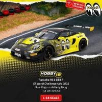 ราคา หูเป่ยจังหวัดหลอดสีฟ้าเทคโนโลยีเย็น จํากัด TW 1: 18 Porsche 911 GT3 R GT 2025 Moon Eye No. 13 โมเดลรถโลหะผสมจําลอง (52610352915)