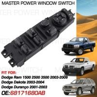 ราคา ปุ่มสวิตช์ควบคุมหน้าต่างพลังงาน 68171680AB 12 + 8 Pins สําหรับ Dodge Durango 2001-2003 Dodge Dakota 2003-2004 Dodge Ram 2003-2009 (41429415440)