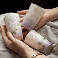 ราคา [Twelve Flower God] Handmade Ceramic Cola Cup Small Master Tea Simple Modern Chinese Style Drinking (55159684837)
