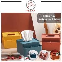 ราคา ที่นอน กล่องทิชชู่อเนกประสงค์ 2 ช่อง Home Organizer Storage 2in1 Aesthetic กล่องกระดาษทิชชูกล่องกระดาษทิชชูกล่องกระดาษทิชชู/กล่องกระดาษทิชชู 2 In 1 กล่องเก็บทิชชู/กล่องทิชช (45757700208)