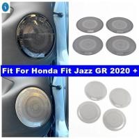 ราคา รถประตูสเตอริโอลําโพงเสียงลําโพงเสียงฝาครอบสําหรับ Honda Fit Jazz GR 2020 - 2022 สีดํา/เงินอุปกรณ์ตกแต่งภายใน (42879943873)