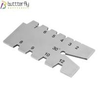 ราคา BUTTTERFLY เกจวัดเกลียวสกรู, เกจวัดเกลียวสแตนเลส 2-12 มม., ตัดด้ายบด 30 องศาเครื่องมือวัดบด Gage สําหรับงานไม้และงานโลหะ (49658447021)