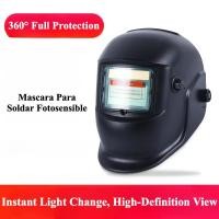 ราคา หมวกกันน็อคเชื่อม Auto Darkening พลังงานแสงอาทิตย์ Full Face Shield Protection Eyes Protector ปรับ Auto Dimming (43617805995)