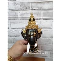 ราคา พระพิฆเนศ (สีดำ) พร้อมฐานปิดทอง ขนาดเศียรกว้าง 4 นิ้ว เรซิ่น ทองเค งานสวย หัวโขน เศียรครู เศียรเทพ ของที่ระลึก (8874861993)