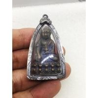ราคา พระกริ่งหน้าจีน วัดสุทัศน์ ปี 2536 เนื้อโลหะ พร้อมเลี่ยมกรอบเงินก่า / Phra Kring Wat Suthat (52253667338)