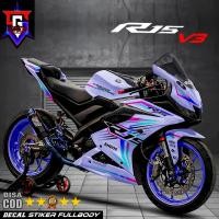 ราคา รูปลอก R15 V3 สติ๊กเกอร์รูปลอกมอเตอร์ R15 V3 สติ๊กเกอร์ Yamaha R15 V3 Fullbody (53301055080)
