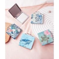 ราคา กระจกพกพา ทรงเหลี่ยม ลายท้องทะเล (Ocean Series Compact Mirror) (55609586062)