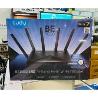 ราคา Router Wi-Fi 7 CUDY WR11000 BE11000 Tri-Band Wi-Fi 7 Mesh Router, 4 × 2.5G Ethernet Ports (สีดำ) (41522422660)