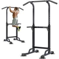 ราคา Power Tower Dip Station Pull Up Bar สําหรับ Home Gym ปรับความสูง Strength Training อุปกรณ์ออกกําลังกาย, Pull Up Bar Station (28744472735)
