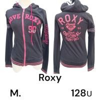ราคา แจ็คเก็ตเสื้อผ้าแขนยาวสีดำ Roxy (52204585029)