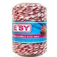 ราคา เชือกเกลียวขาวแดง อีซี่ E'SY เชือกขาวแดง ยาว 100 เมตร (9771000265)