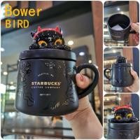 ราคา Starbucks แก้วกาแฟเซรามิค ลายการ์ตูนแมวดํา พร้อมฝาปิด ของขวัญ 385 มล. (52607179348)