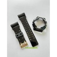 ราคา กรอบสายพร้อมตะขอg-shock​ของแท้รุ่นga-110/ga-100 ดำเงาตะขอทอง (23379014130)