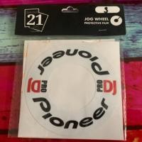 ราคา สีขาวลาย pioneer dj Size " S " สติกเกอร์ 1 ชุดมี 2 ชิ้น Skin jog สำหรับ XDJ RR DDJ SB DDJ SB2 SB3 (28868039201)