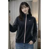 ราคา เสื้อแจ็คเก็ตแขนยาว Nike มือสอง สีดำ ผ้าวอร์ม สภาพดี อก40S348⚡ (56905099877)