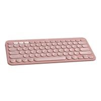 ราคา Logitech Pebble Keys 2 K380s Bluetooth wireless keyboard สีชมพู (22054181090)