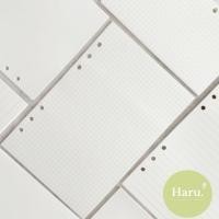 ราคา [HARU] กระดาษใบหลวม 6 หลุมขนาด A5 A6 A7 กระดาษเครื่องผูกเติม 6 ห่วงกระดาษลายจุดเปล่าตาราง (41824565196)