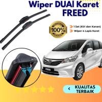 ราคา ฮอนด้า อิสระ คู่ยาง ไม่มีกรอบ ที่ปัดน้ําฝนคู่2ชิ้นซ้ายและขวาโดยไม่ต้องกรอบเหล็กไม้กวาดแก้วยางคู่ใบมีดด้านหน้ากล้วยรุ่นยางยานพาหนะกระจกรถจักรยานยน (51909062760)