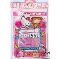 ราคา คิตตี้ สติ๊กเกอร์ติดป้ายภาษี แผ่นสติ๊กเกอร์พรบรถยนต์ สติ๊กเกอร์ แต่งรถ kitty cooking (18102886698)