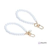 ราคา Uequilib จําลอง Pearl พวงกุญแจหูฟังกระเป๋าจี้ข้อมือลูกปัด Key Holder Pearl Beaded สร้อยข้อมือพวงกุญแจผู้หญิงโทรศัพท์มือถือเครื่องประดับใหม่ (29206274827)