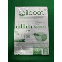 ราคา กระดาษรายงาน มีเส้น A4 70 แกรม จำนวน 200 แผ่นต่อห่อ Sailboat (8076428398)