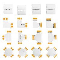 ราคา 10 ชิ้นฟรีบัดกรี LED Strip Connector เท่านั้น LT X รูปร่าง 2PIN 3PIN 4PIN 5PIN มุมเชื่อมต่อสําหรับ 10 มม. WS2811 WS2812 5050 RGB เทป (29732520046)