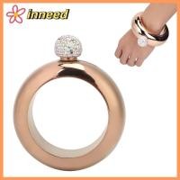 ราคา อินนีด สแตนเลสขวดสะโพก,3.5ออนซ์สแตนเลสเหยือกสร้อยข้อมือ,ของขวัญเรียบพื้นผิวทอง พลอยเทียม ฝากําไลข้อมือสะโพกขวดท่องเที่ย (45760967335)