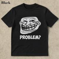 ราคา Troll Face Problem เสื้อยืดแขนสั้นฤดูร้อน (56109659194)