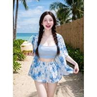ราคา ชุดเซตผู้หญิง 3 ชิ้น เกาะอก+เสื้อคลุม+กางเกงขาสั้น ลายดอก เซตเที่ยวทะเล (40328963460)