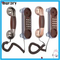 ราคา AURORY โทรศัพท์แบบมีสาย, โทรศัพท์แบบมีสายตั้งโต๊ะติดผนัง, โทรศัพท์บ้าน Retro Handset Home Office (49210416697)